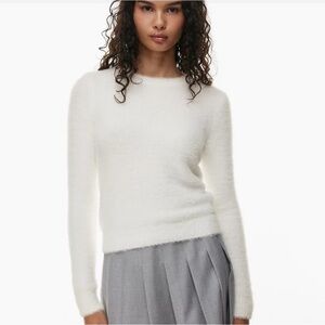 Sunday Best Cozy Light Pink Crew Neck Sweater Cozy Preppy Small